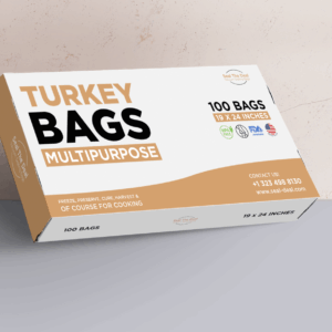 Premium Turkey Oven Bags (19” x 24”) – 100 Count