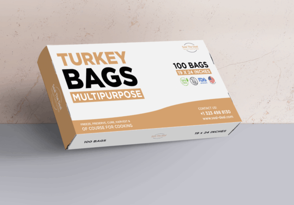 Premium Turkey Oven Bags (19” x 24”) – 100 Count
